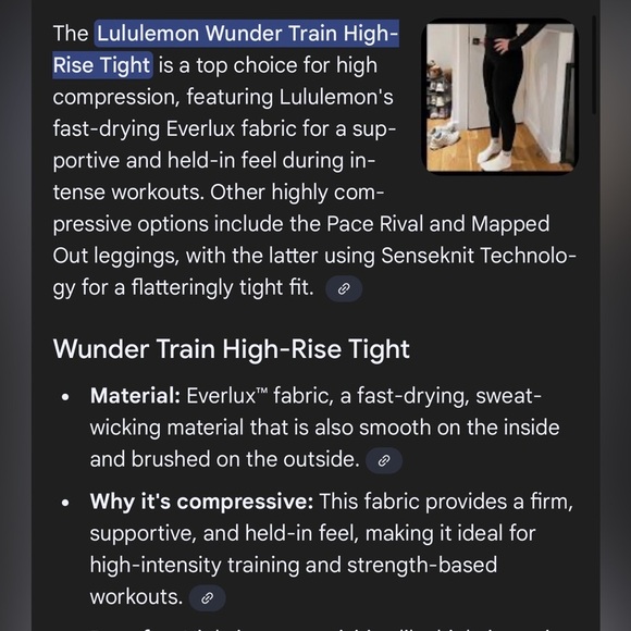 Lululemon Wunder Train HR Tight 28" - Picture 7 of 7